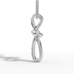 Luxe Curve Cross Pendant - Image 7